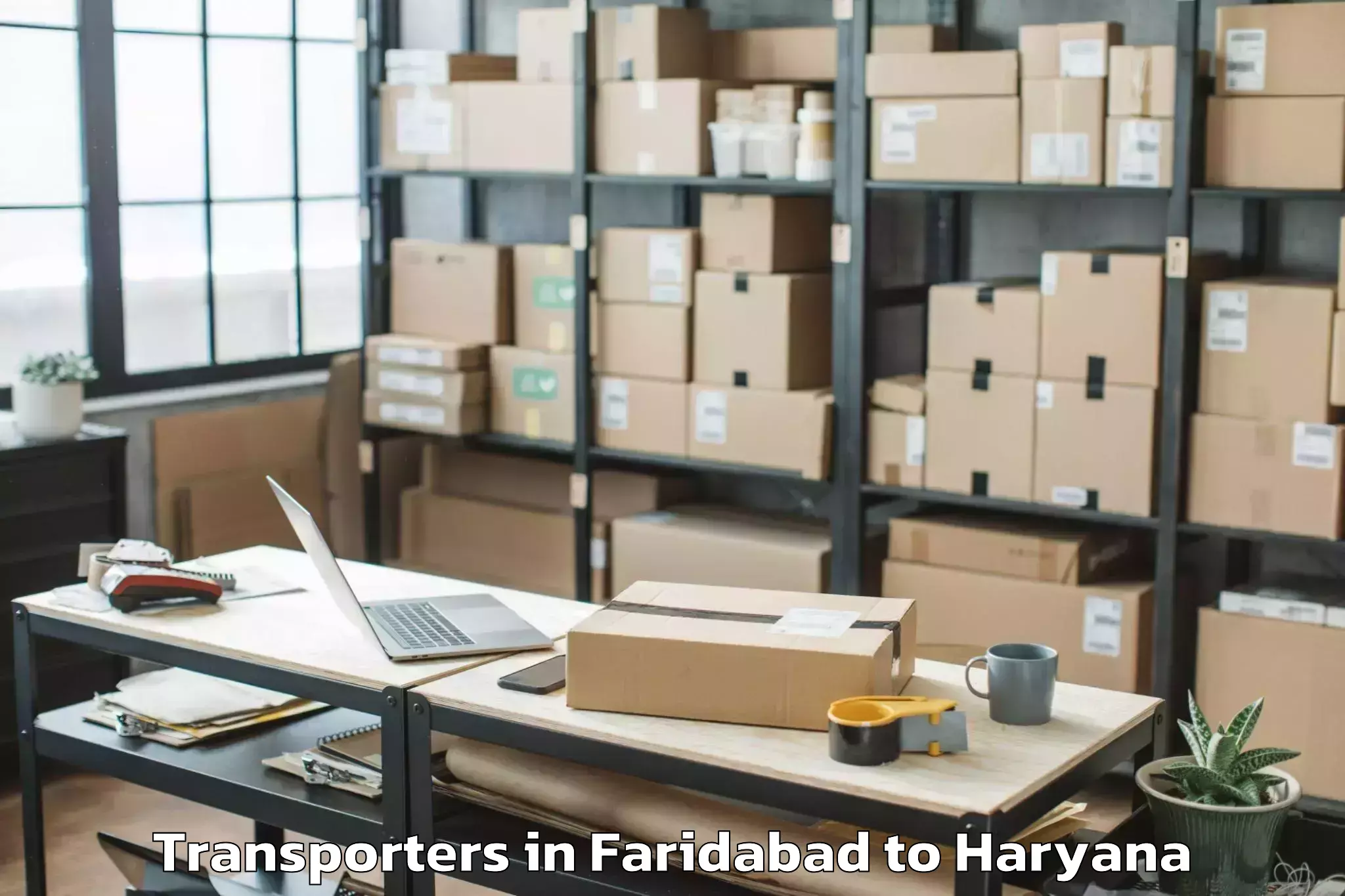 Book Faridabad to Mittals Mega Mall Transporters